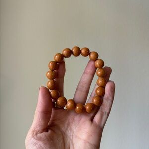 (Sold) Natural Monkey Head Walnut Bracelet | 9 inch
